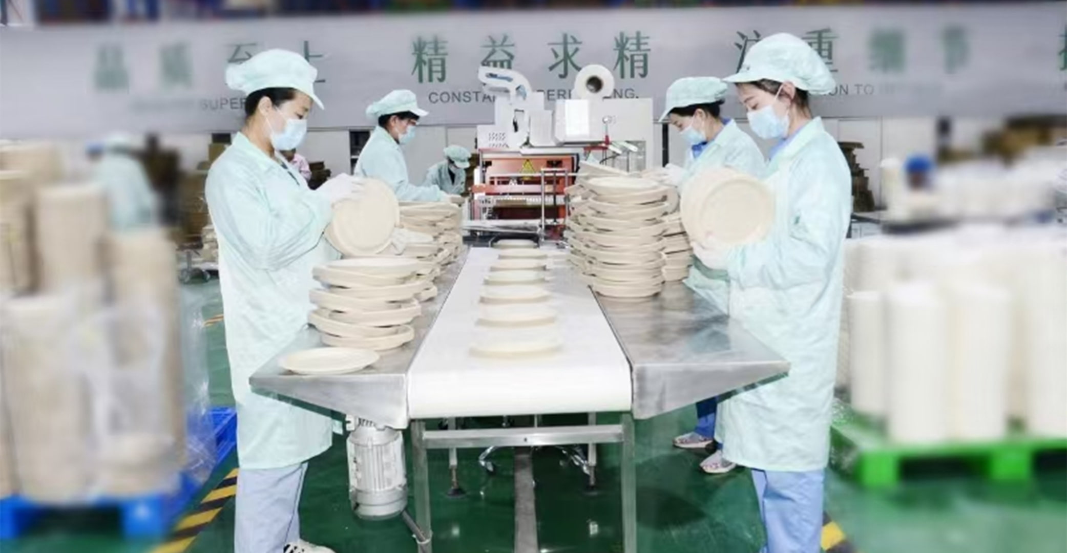 Sincere Group’s fully degradable pulp tableware was selected Municipal green products